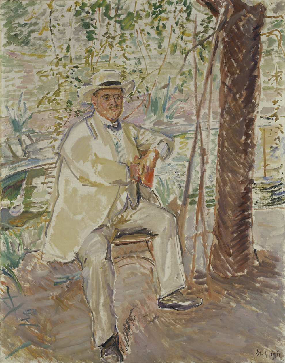 Kunsthistorikeren, professor dr. Karl Voll (1867-1917) 1911 af Max Slevogt