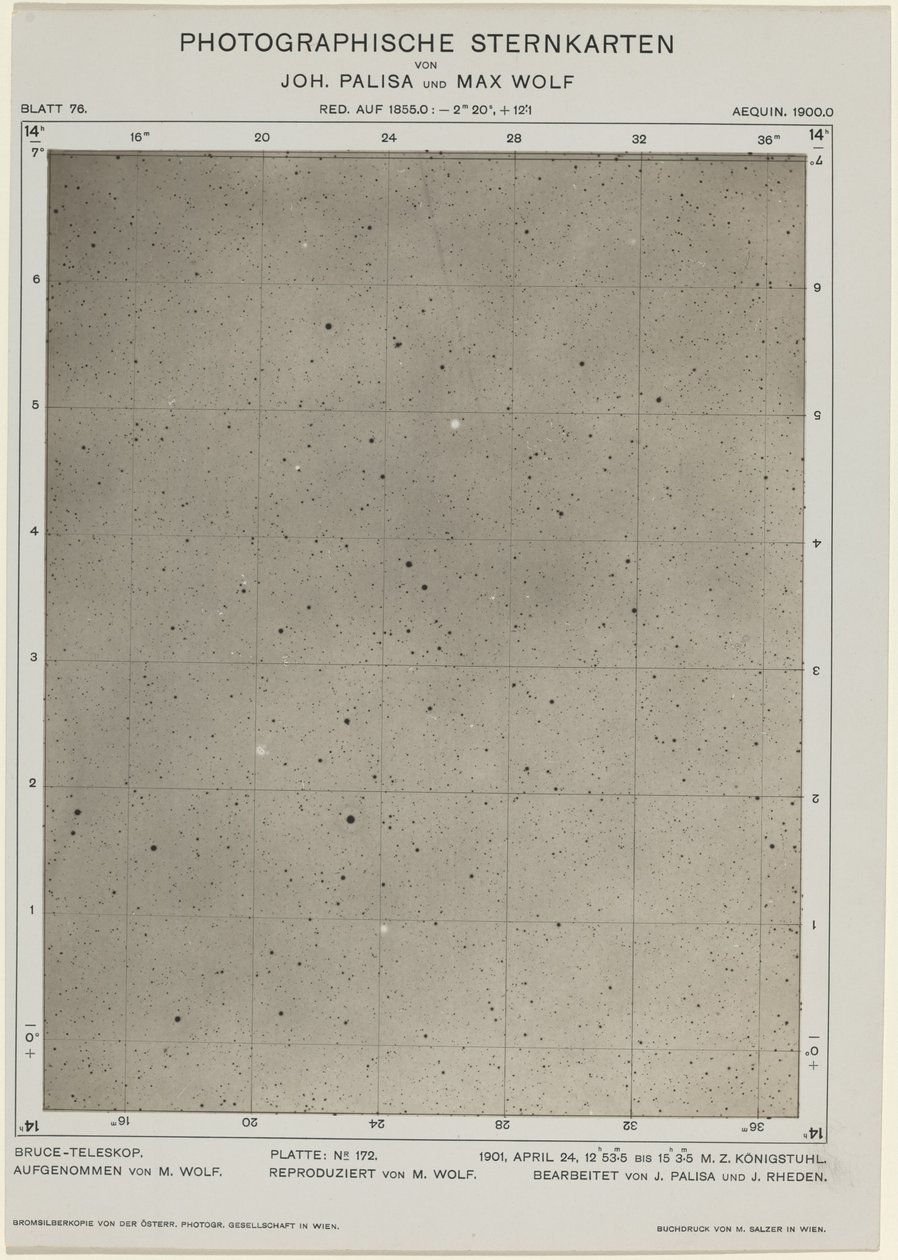 Fotografiske stjernekort 24. april 1901, 480. Skabere: Max Wolf, Johann Palisa. af Max Wolf, Johann Palisa