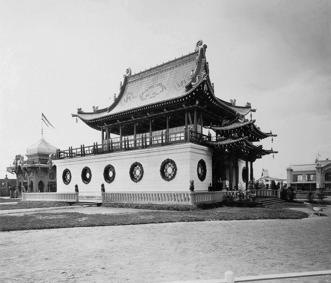 China Pavillion, All-Russia Exhibition, Nizhny Novgorod, Rusland, 1896. af Maxim Dmitriev