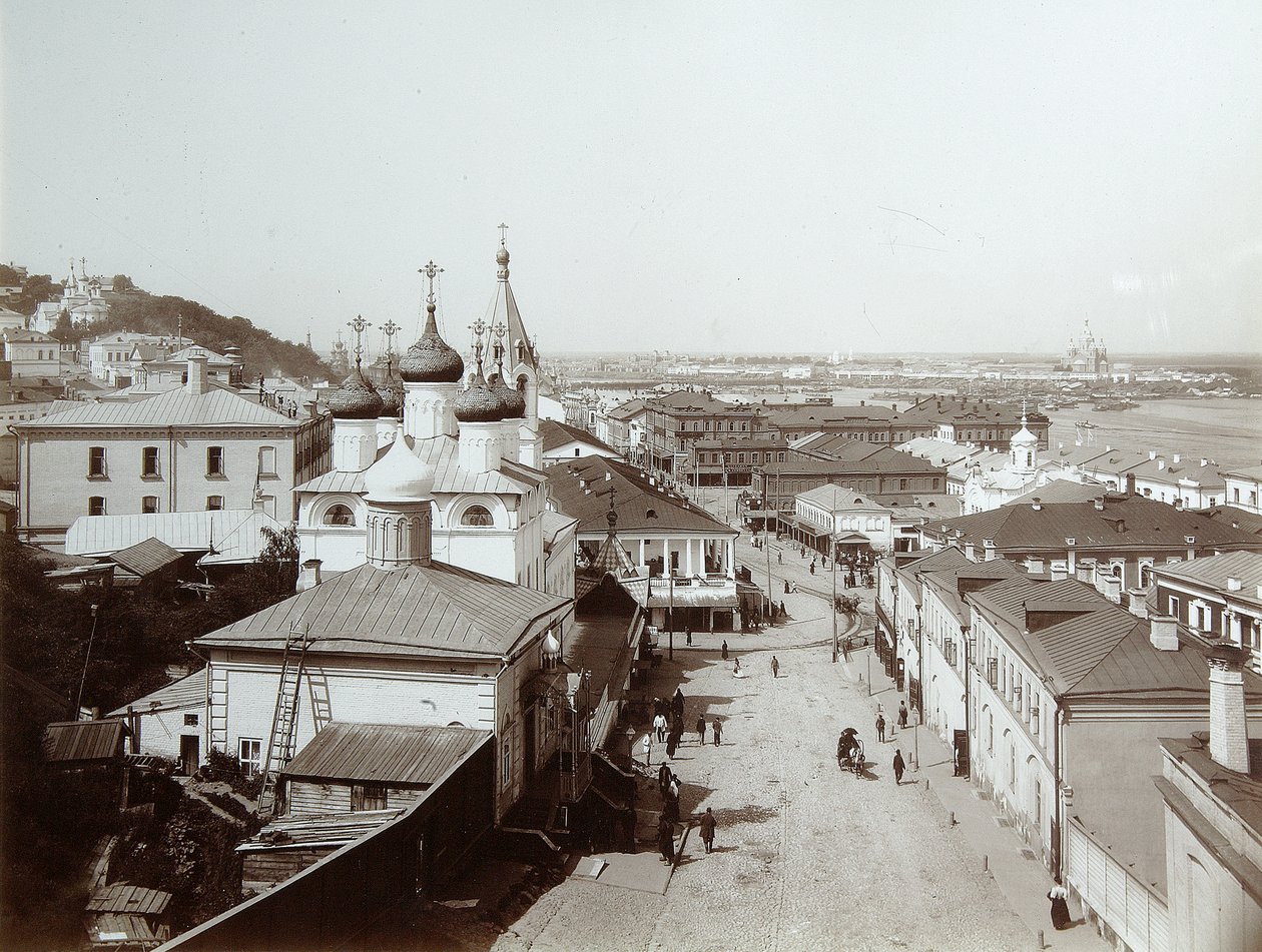Johannes forløberens fødselskirke, Nizhny Novgorod, Rusland, 1896 af Maxim Dmitriev