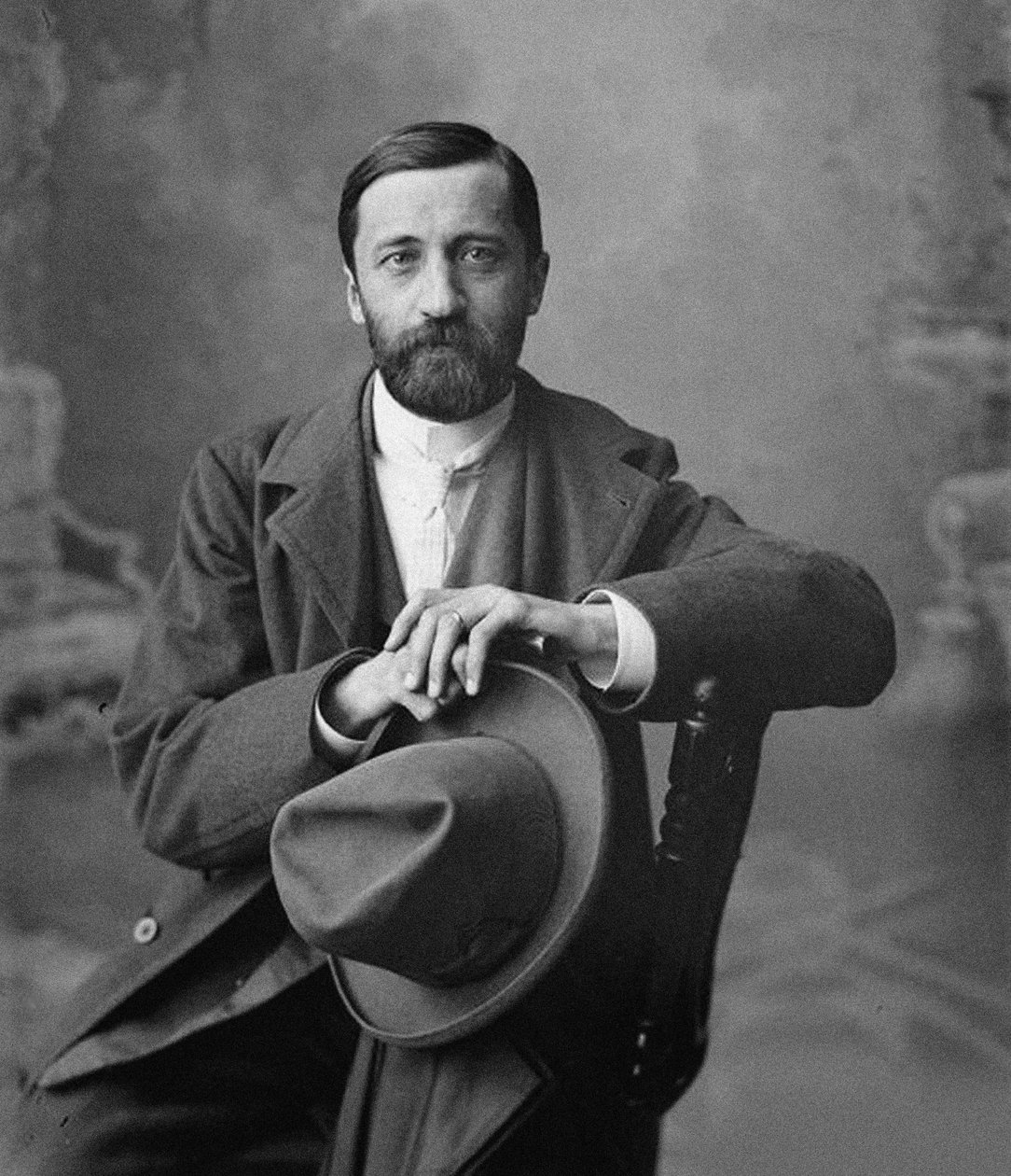 Portræt af Dmitry Merezhkovsky af Maxim Petrovich Dmitriev