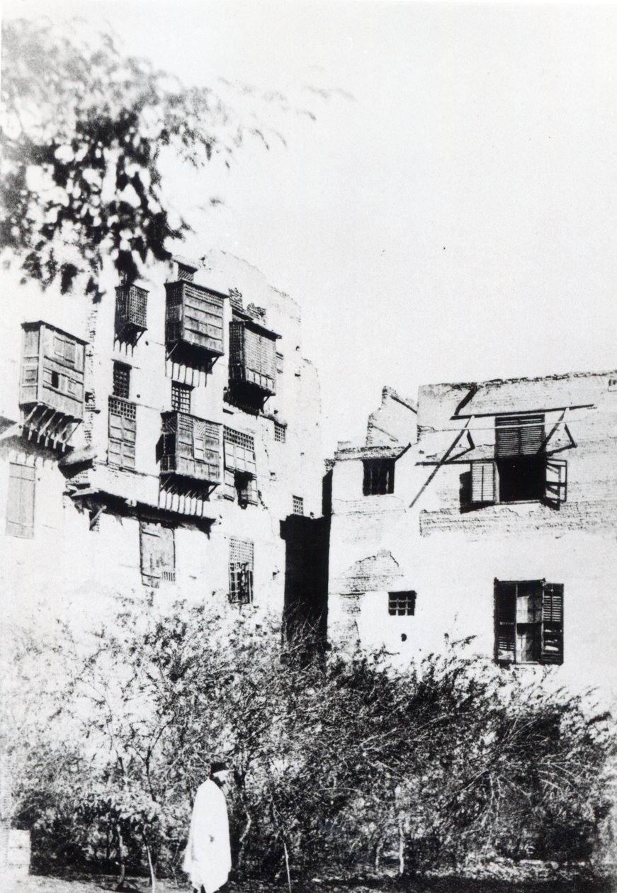 Gustave Flaubert (1821-80) i Kairo, 9. januar 1850 af Maxime Du Camp