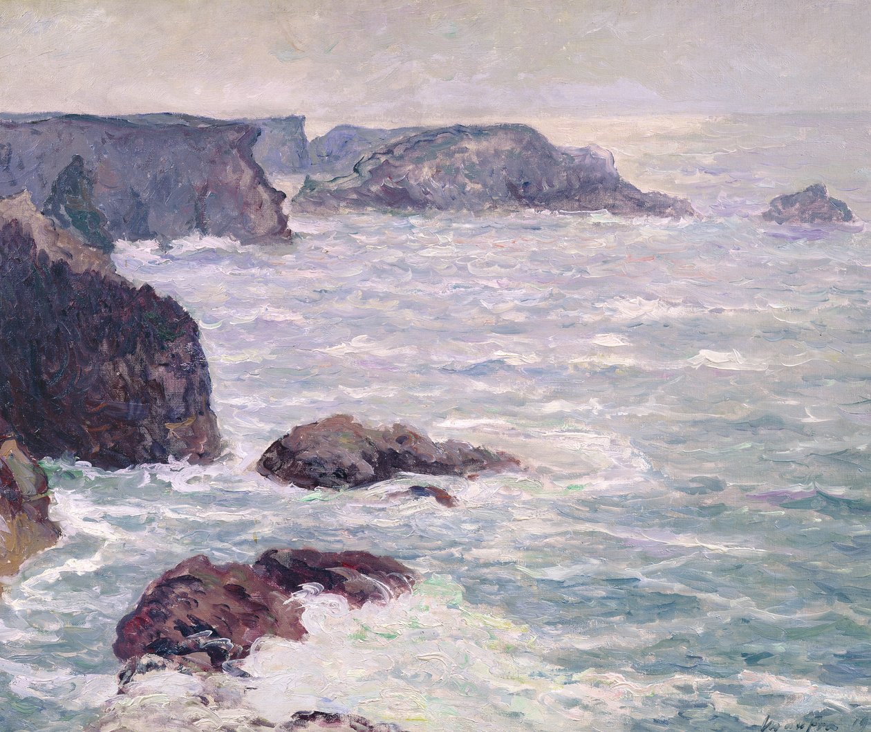 Goulphar under solen af Maxime Emile Louis Maufra