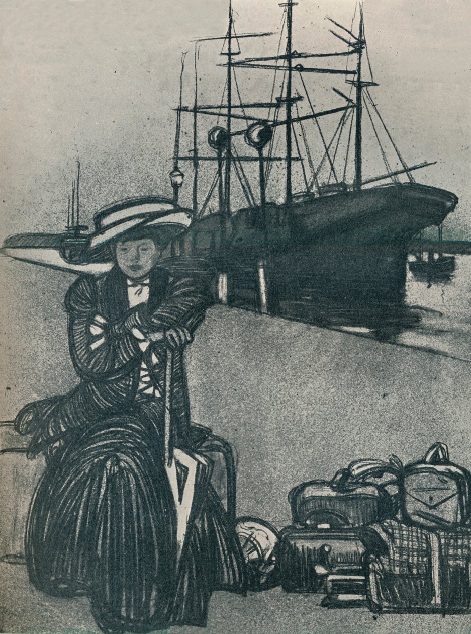 Den rejsende, c1920, 1923 af Maxime Pierre Jules Dethomas