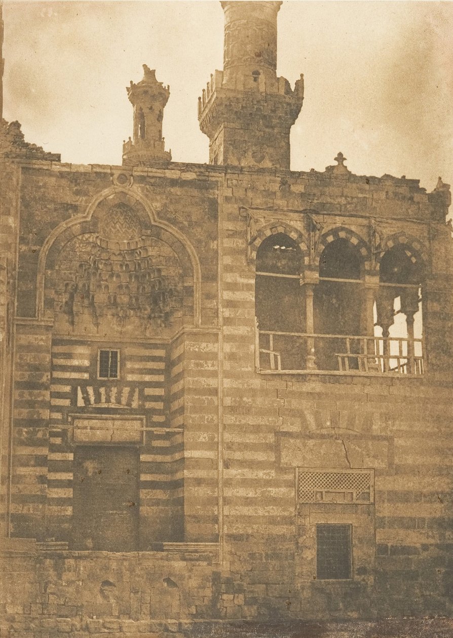 Indgang til Sultan Bezkouks grav, Kairo, december 1849-januar 1850. af Maxime Du Camp