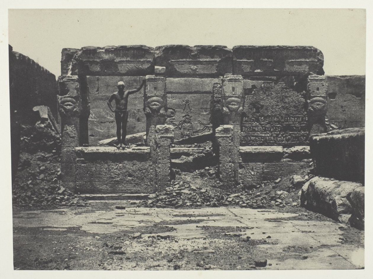 Denderas store tempel (Teutyres), Øvre Egypten af Maxime Du Camp