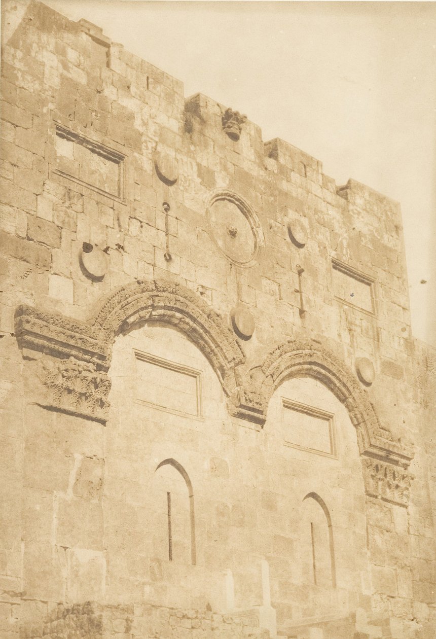 Den Gyldne Port i Jerusalem, august 1850. af Maxime Du Camp