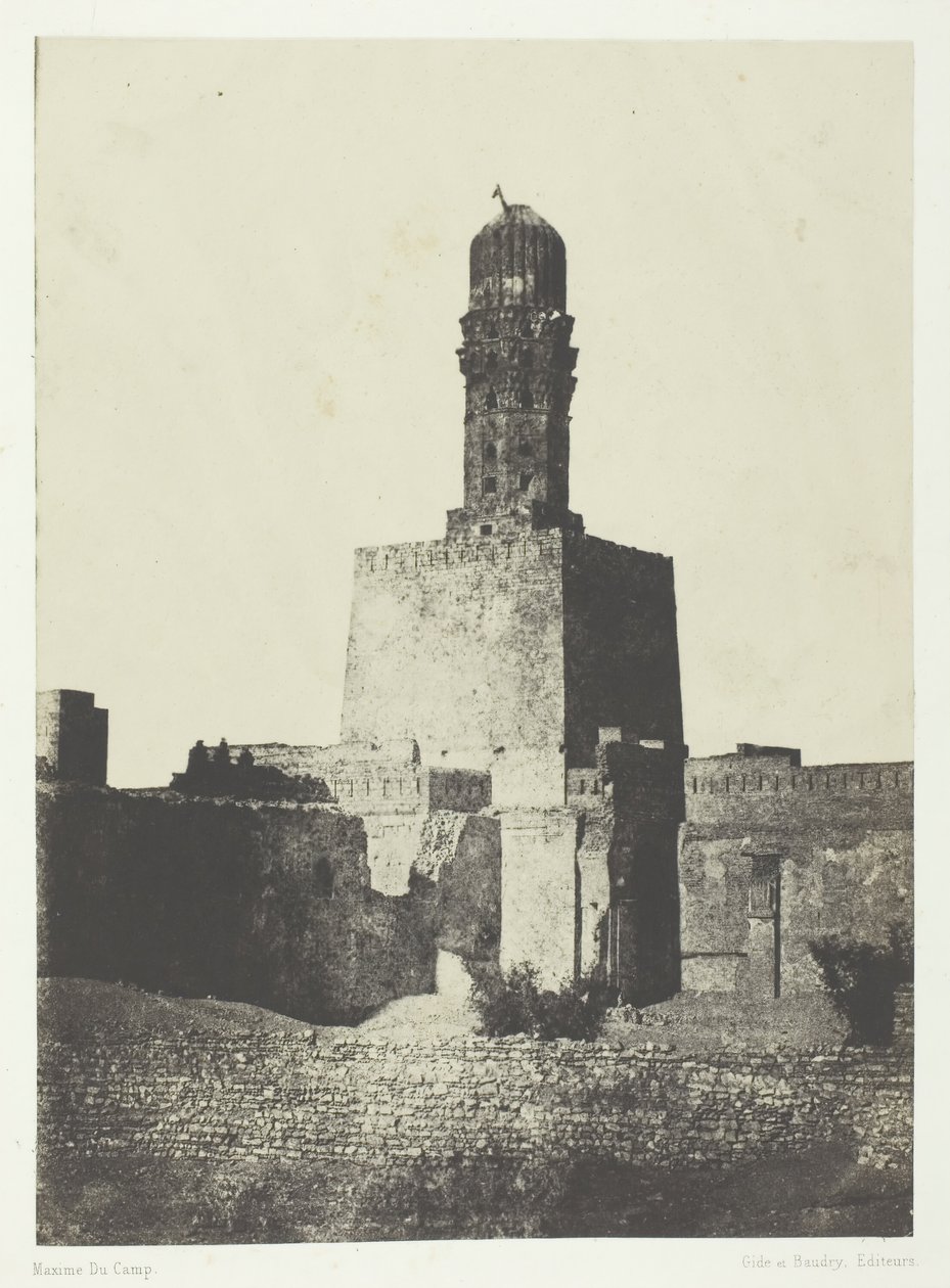 Moske af kaliffen Haakem Biamrillah, Cairo, 184951, trykt 1852. af Maxime Du Camp