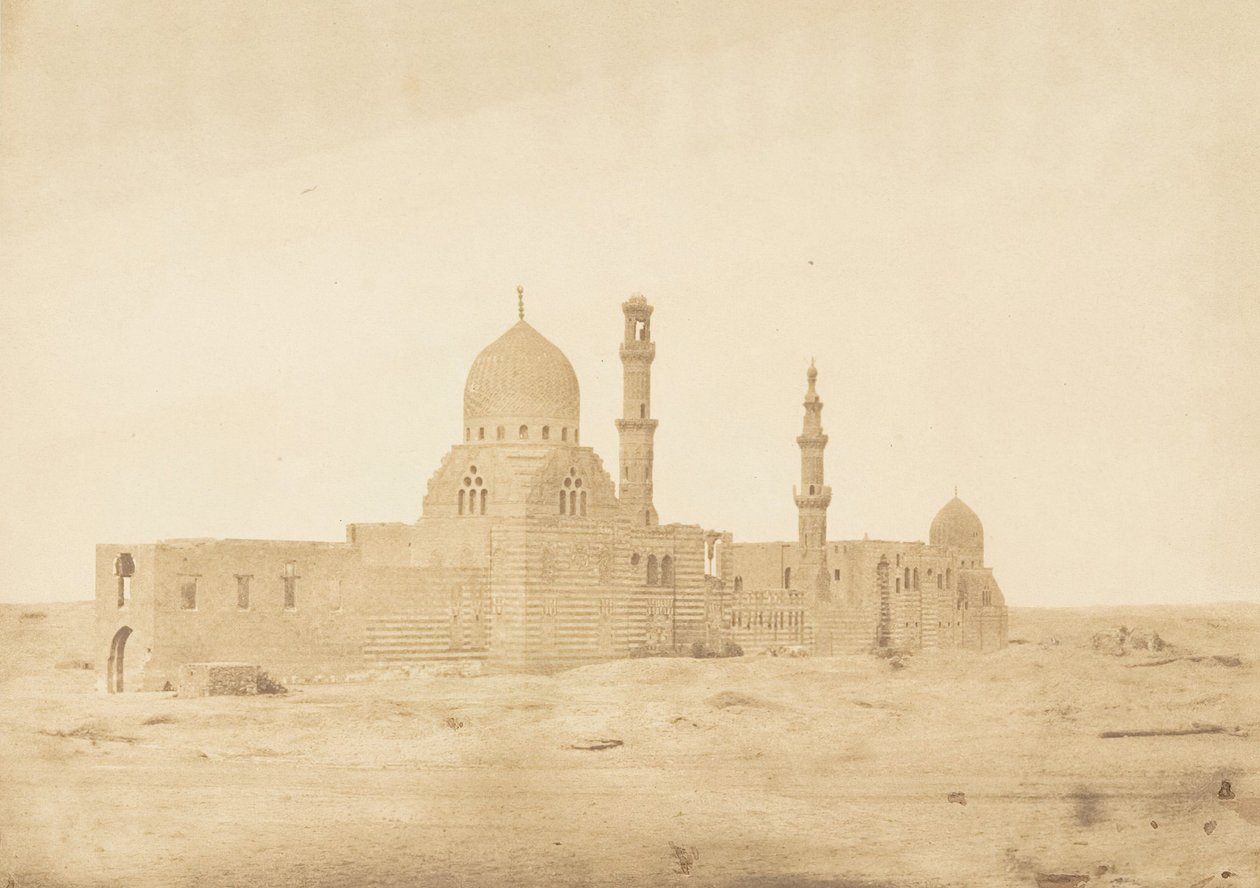 Ayoubitternes moské og grav i Kairo, december 1849-januar 1850. af Maxime Du Camp