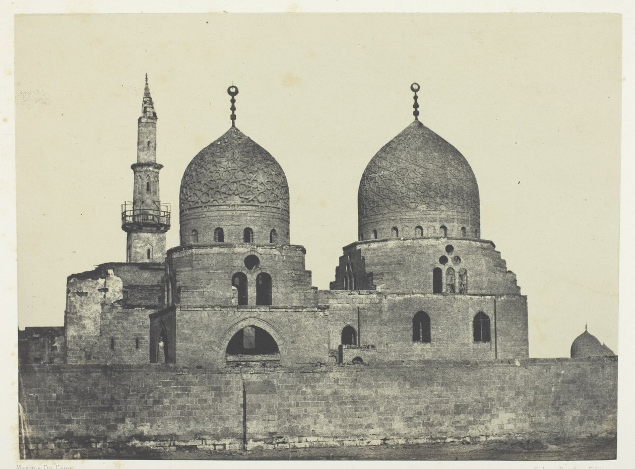Sultan Kansou-el-Gouris moske og grav, Kairo af Maxime Du Camp