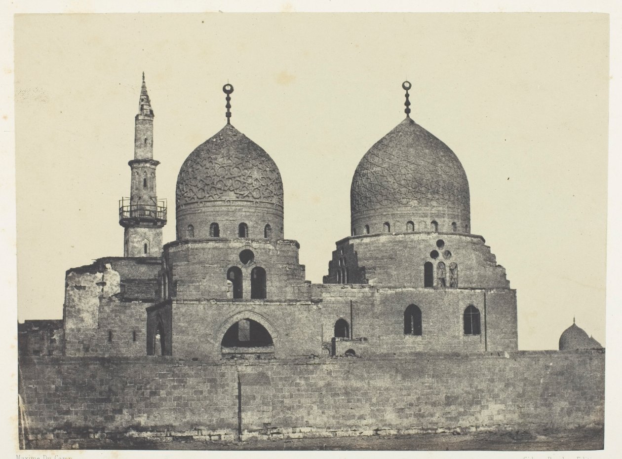 Sultan Kansou-el-Gouris moske og grav, Kairo af Maxime Du Camp
