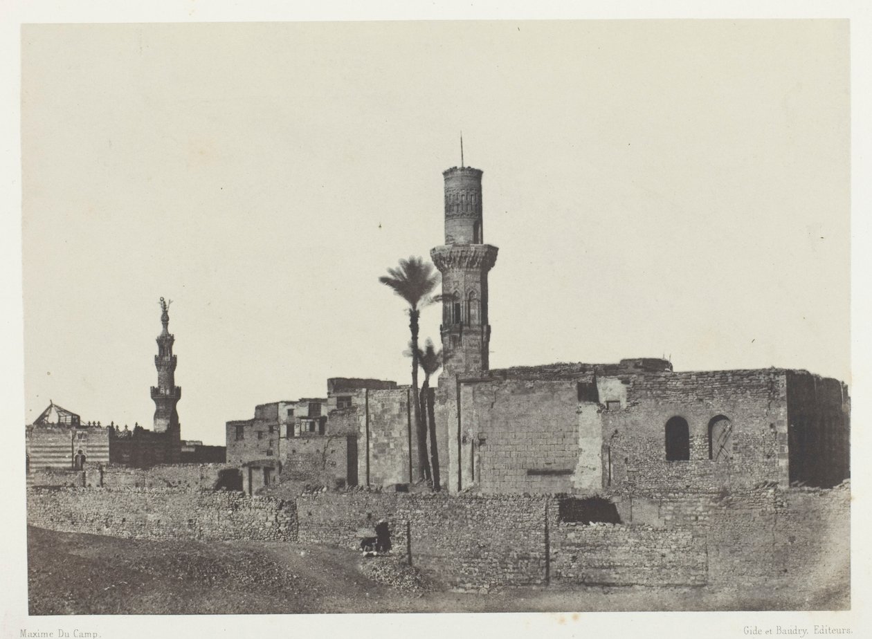 Moske nær Bab-el-Saïda, Kairo af Maxime Du Camp