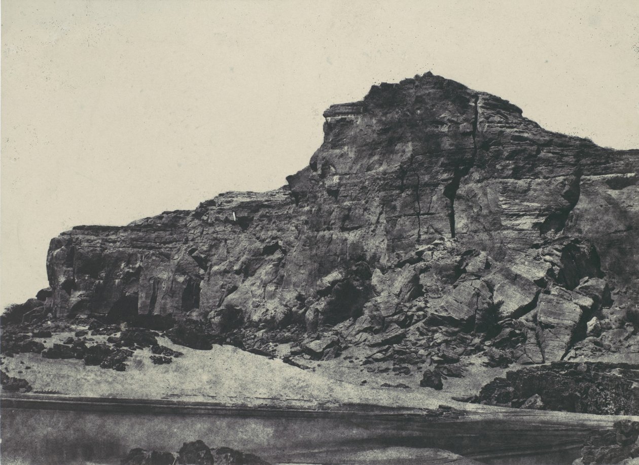 Nubien. Anden grå stær. Dgebel-Abouoir, 1850. af Maxime Du Camp