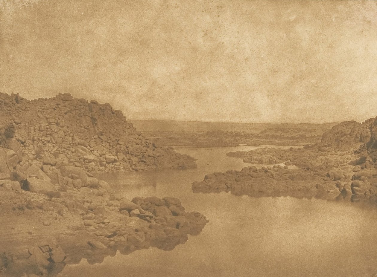 Udgang fra den første grå stær på S.E.-siden, 1849-50. af Maxime Du Camp