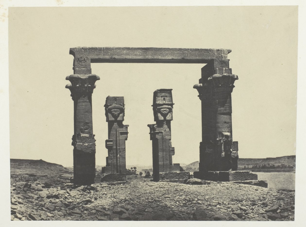 Kardassy-templet, Nubia af Maxime Du Camp