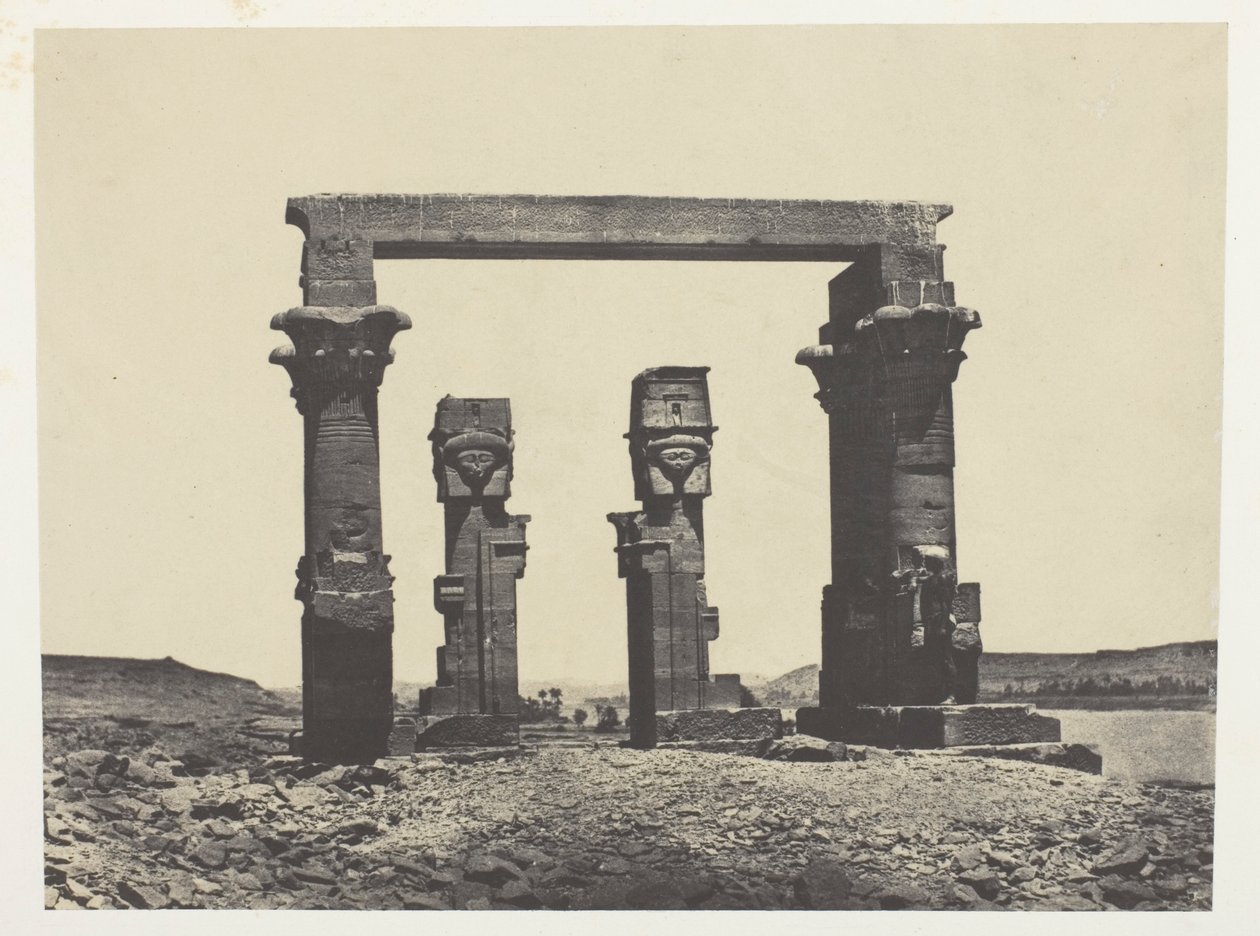 Kardassy-templet, Nubia af Maxime Du Camp