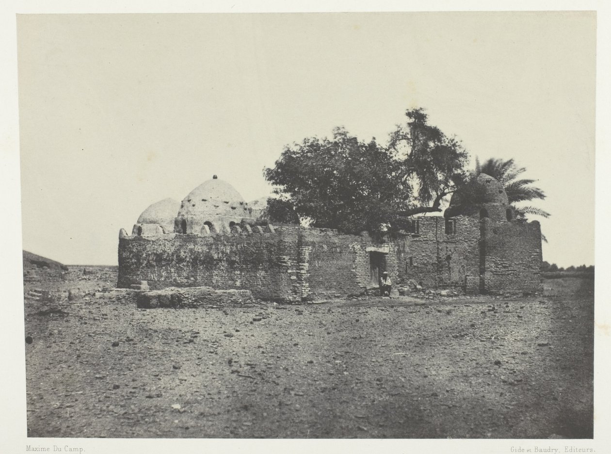 Graven af ​​Cidi-Abdellah-el-Marabout, Øvre Egypten af Maxime Du Camp