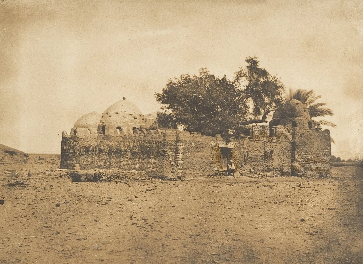 Grav af Hadji-Abdallah-el-Marabout, i Herment, 1849-50. af Maxime Du Camp