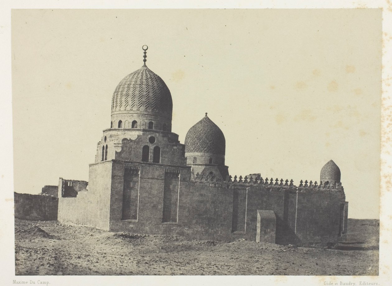 Mamluk-sultanernes grav, Kairo af Maxime Du Camp