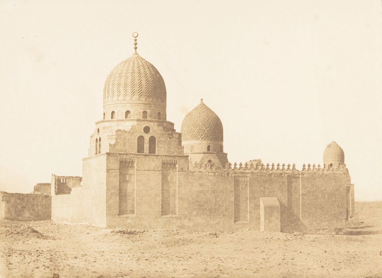 Mamluk-sultanernes grav, Kairo, december 1849-januar 1850. af Maxime Du Camp