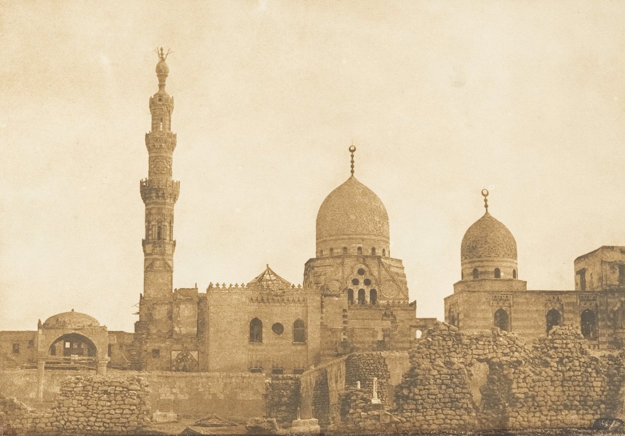 Graven af ​​Sultan Kaït-Bay, i Kairo, december 1849-januar 1850. af Maxime Du Camp