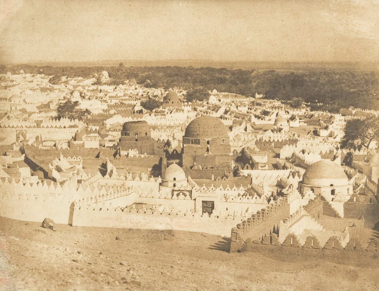 Oversigt over Siout-kirkegården, 1849-50. af Maxime Du Camp