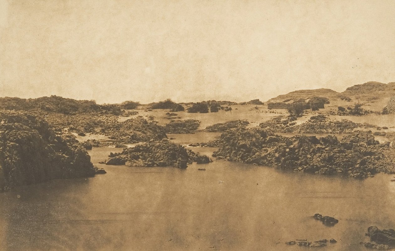 Udsigt taget ved den anden grå stær, marts 1850. af Maxime Du Camp