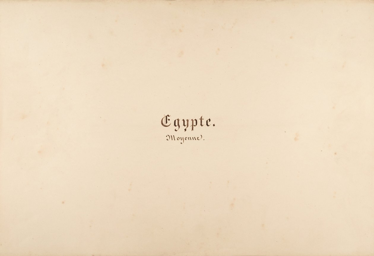 Egypten, Nubien, Syrien: Landskaber og monumenter, 1849-50. af Maxime Du Camp