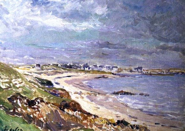 Kystscene af Maxime Emile Louis Maufra
