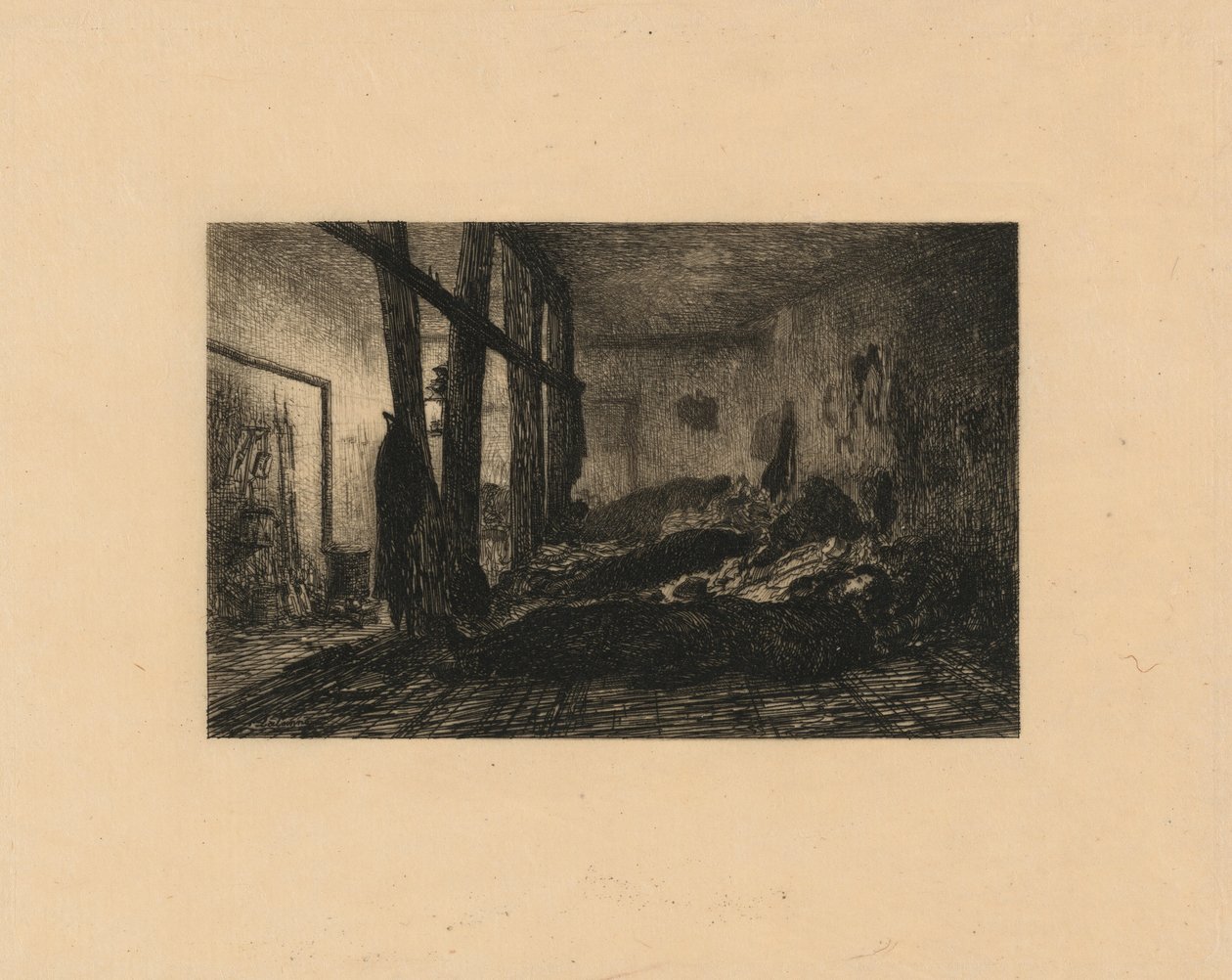 Ein Wachposten af Maxime Lalanne