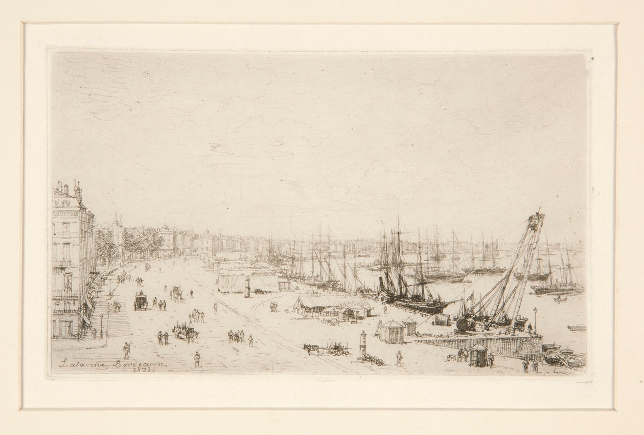 Bordeaux, Quai des Chartrons af Maxime Lalanne