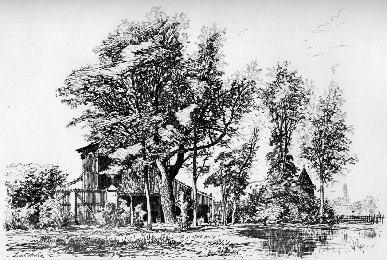 Acaciaerne, c1850-1895 1924 af Maxime Lalanne