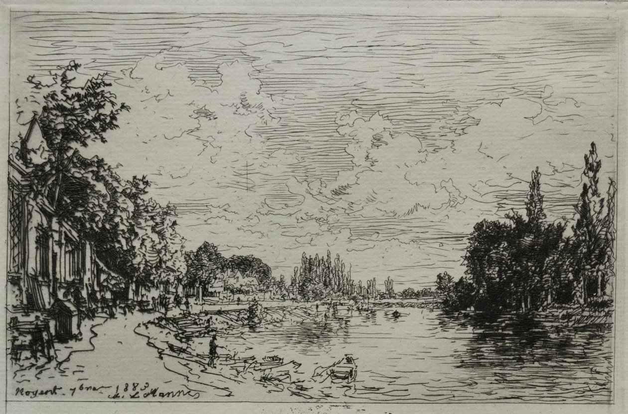 Noyant, 1883. af Maxime Lalanne