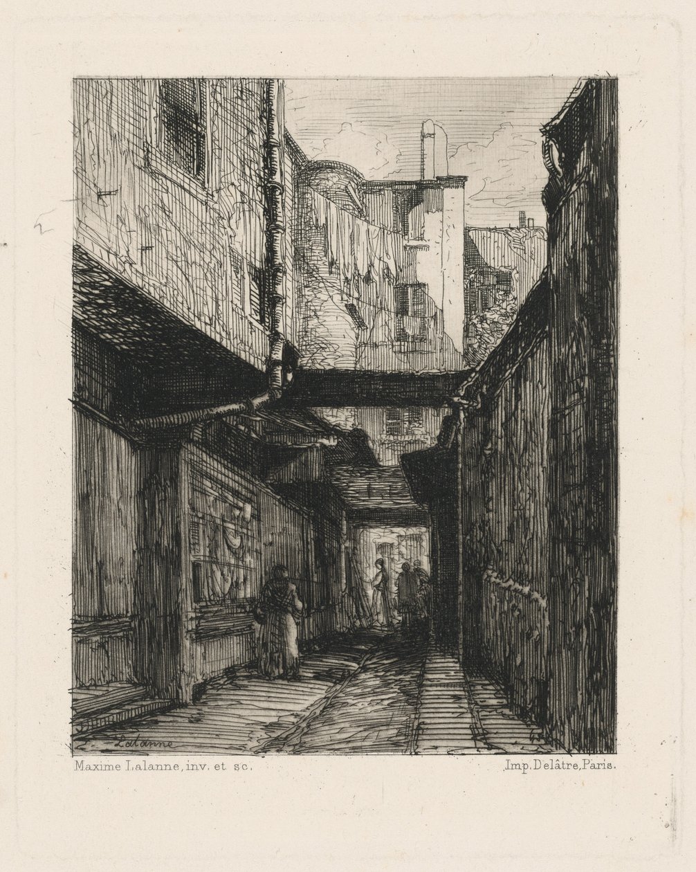 Passage de la Marmite, Paris af Maxime Lalanne