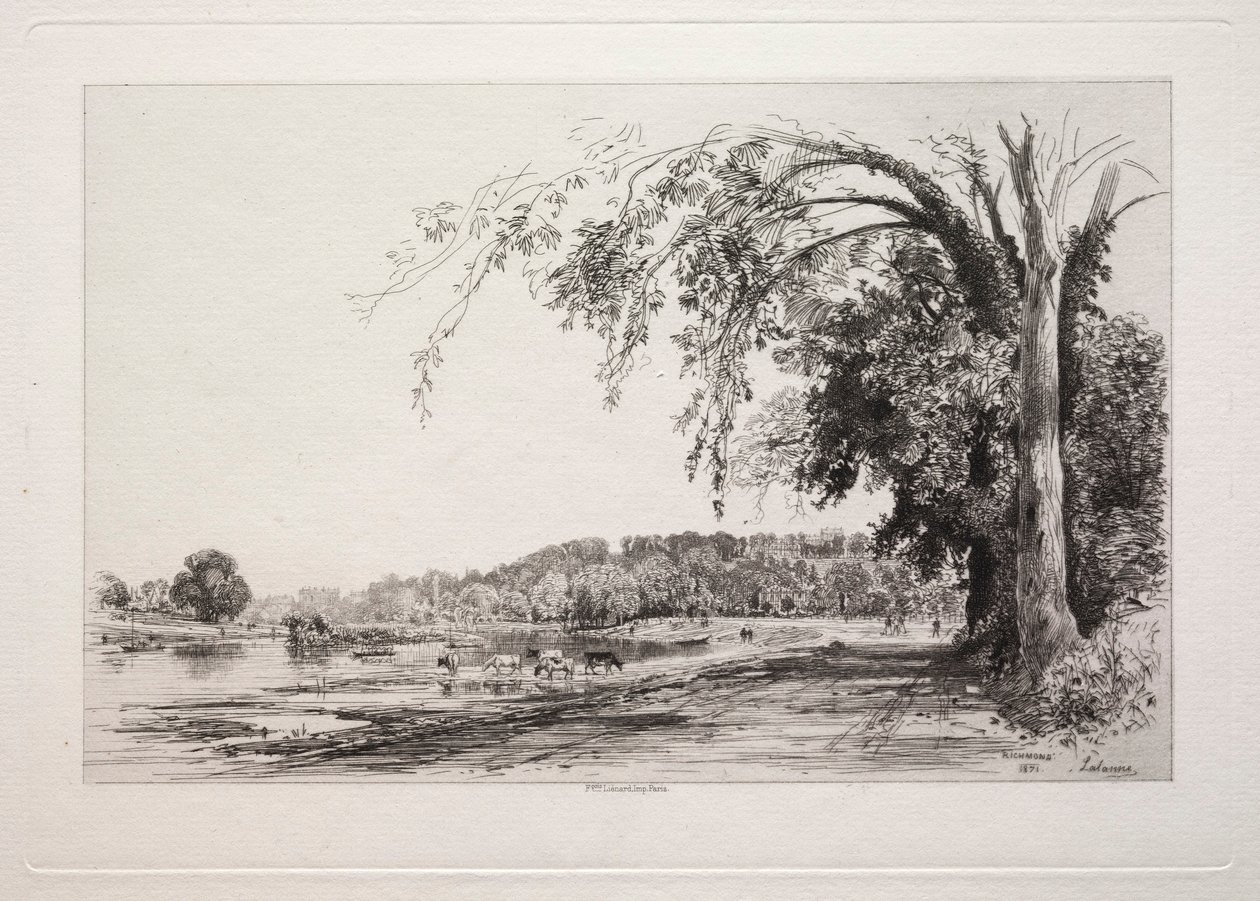 Richmond, 1871. af Maxime Lalanne