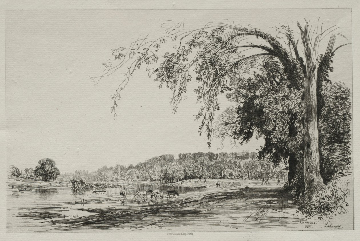 Richmond, 1871. af Maxime Lalanne