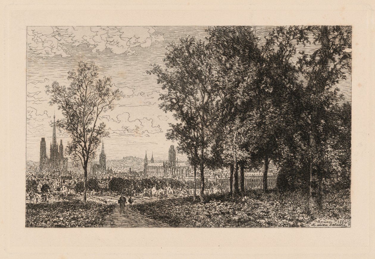 Rouen af Maxime Lalanne