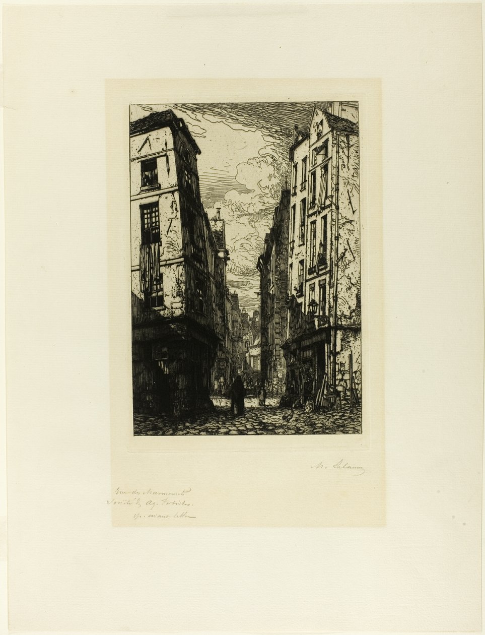Rue des Marmousets af Maxime Lalanne