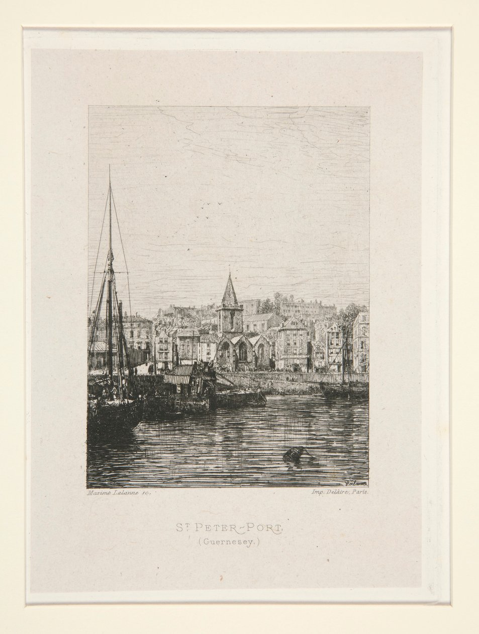 St. Peter-Port, Guernsey, pl. 1 fra suiten Chez Victor Hugo (Victor Hugo af Maxime Lalanne