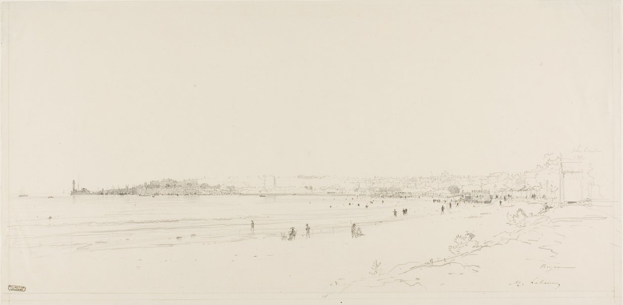 Stranden ved Royan af Maxime Lalanne