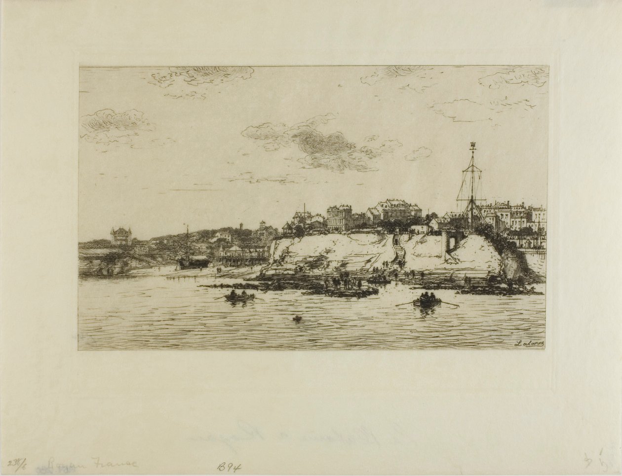 La Plataine-broen ved Royan af Maxime Lalanne