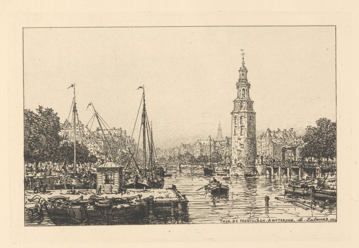 Montalban-tårnet, Amsterdam af Maxime Lalanne