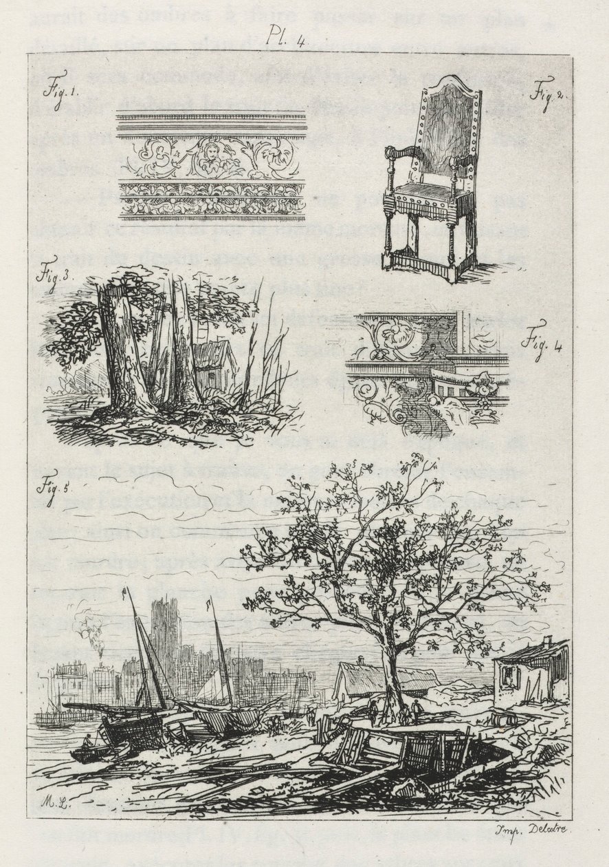 Afhandling om ætsning: Plade 4, 1866. af Maxime Lalanne