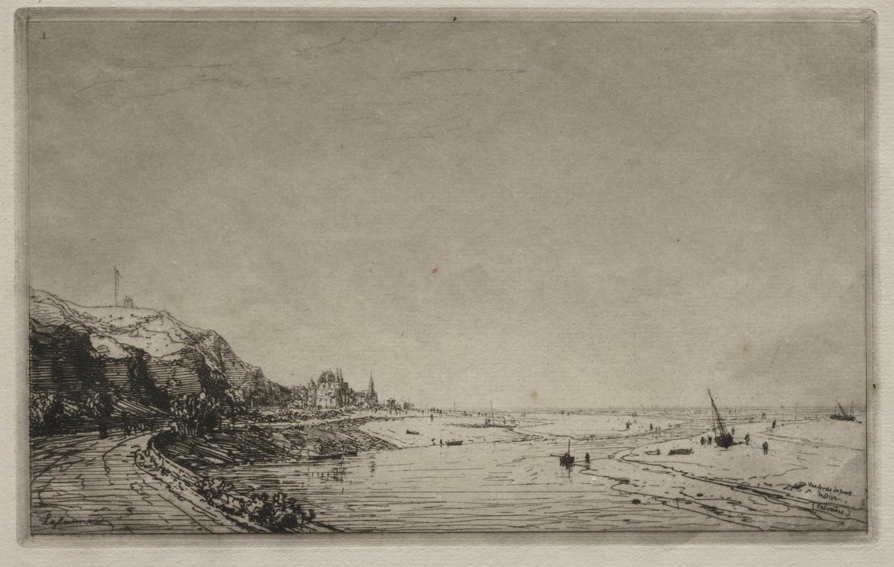 Udsigt fra Port du Dives (Calvados) af Maxime Lalanne