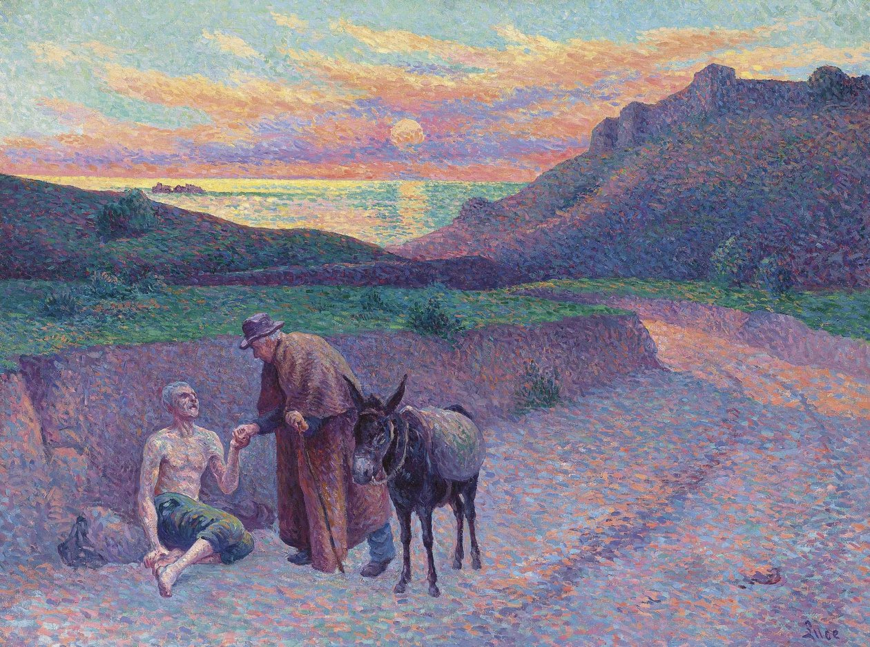 Den barmhjertige samaritaner af Maximilien Luce