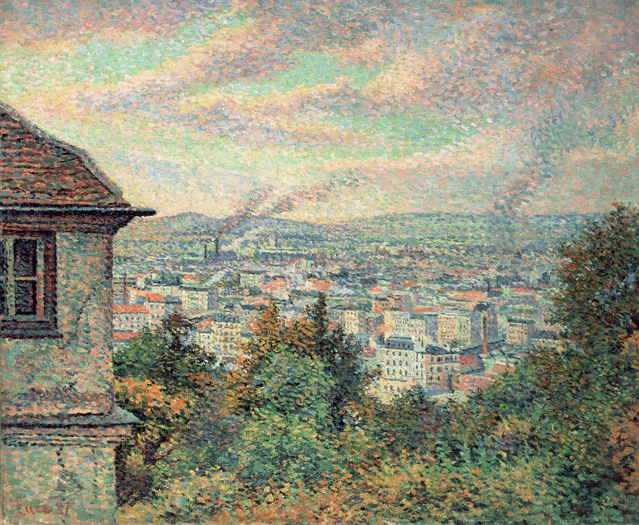 Paris, udsigt over Montmartre af Maximilien Luce