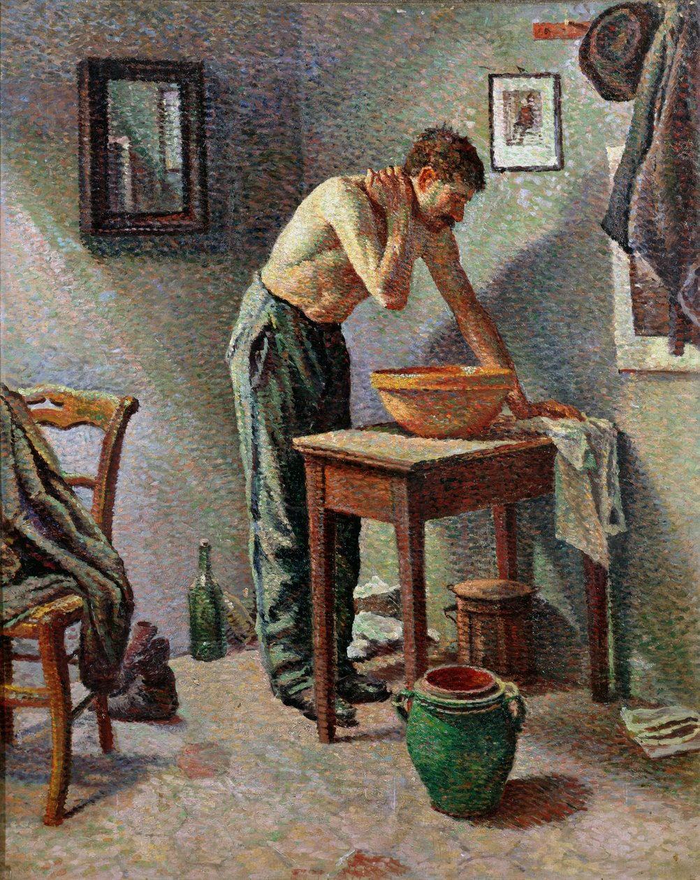 Toilettet, 1887 af Maximilien Luce