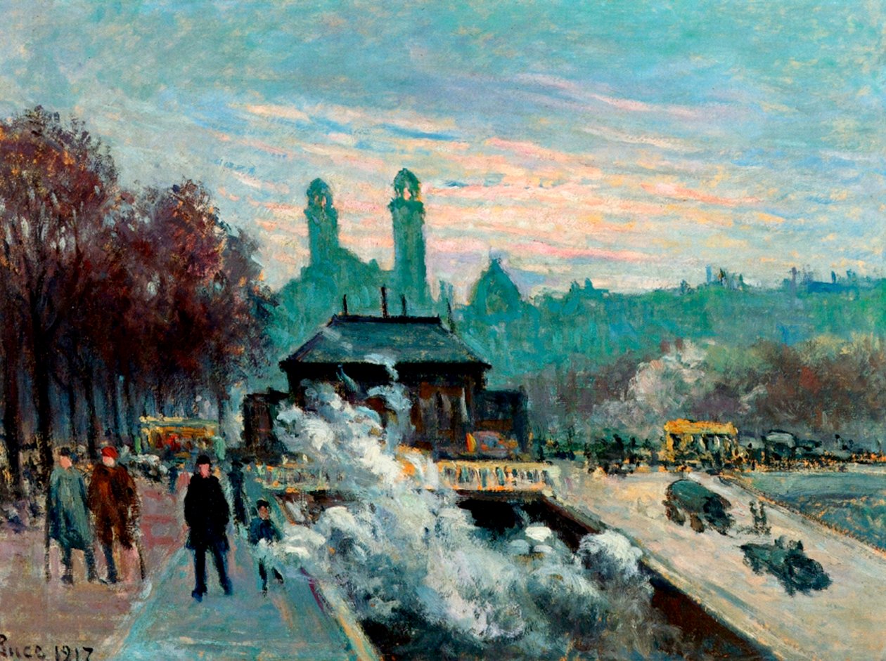 Trocadero, Paris, 1917 af Maximilien Luce