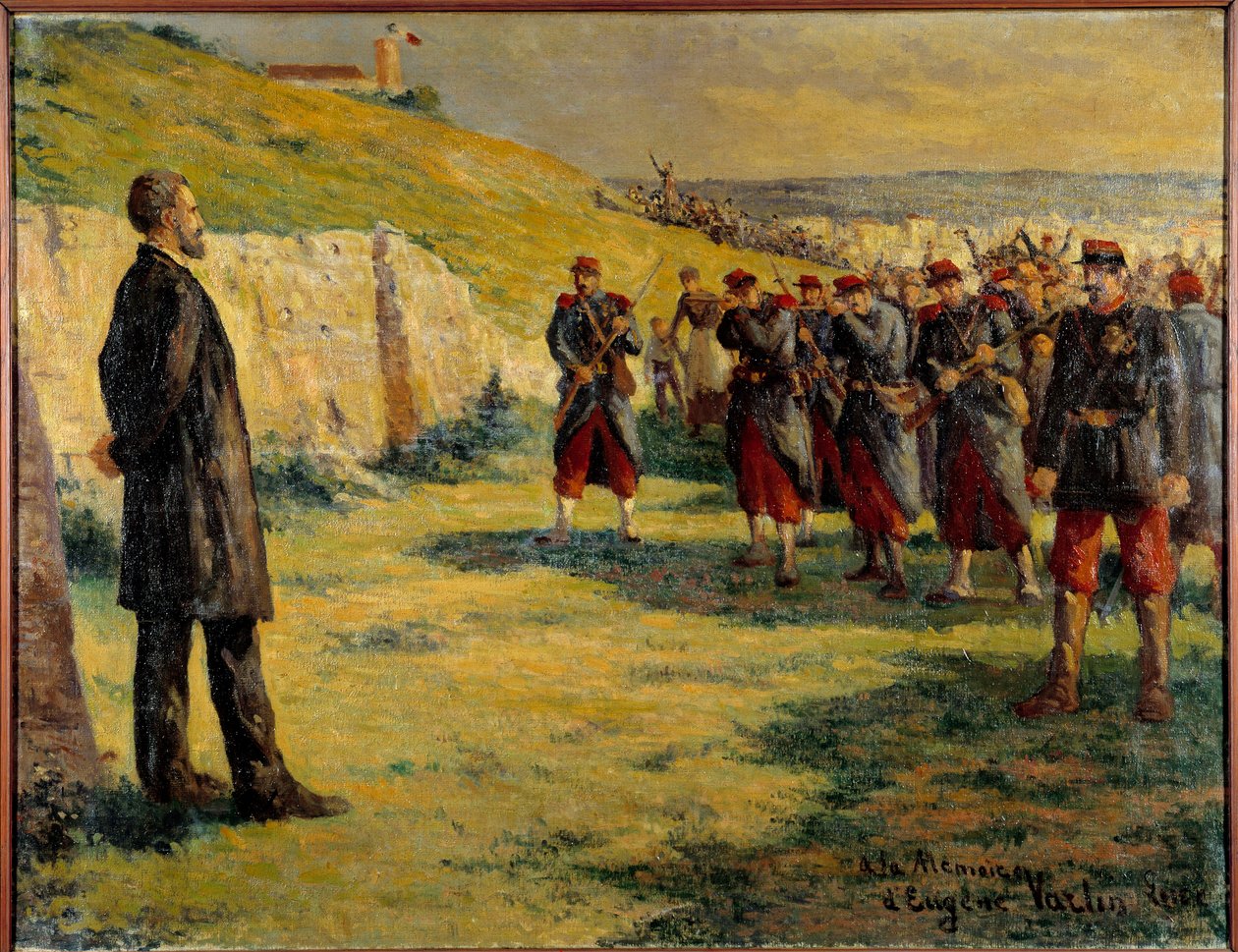 Commune de Paris: “” Death of Eugene Varlindani af Maximilien Luce