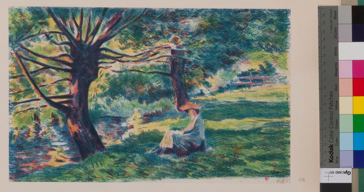 Omegnen omkring Vernon af Maximilien Luce